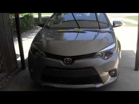 How to Replace Front Windshield Wiper Blades on a 2009-2019 Toyota Corolla (Body: Sedan)