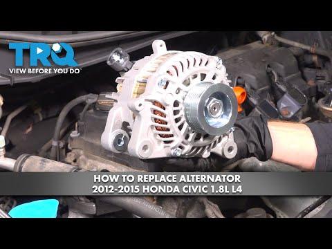 How to Replace Alternator 2012-2015 Honda Civic 1.8L I4