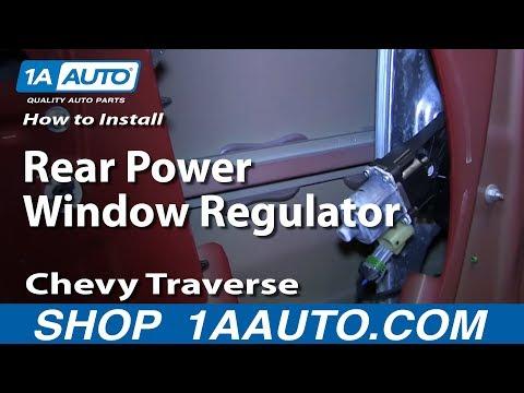 How to Replace the Rear Window Regulator on a 2013-2017 Chevrolet Traverse