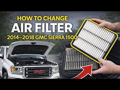 How to Replace the Engine Air Filter on a 1999-2018 GMC Sierra 1500 6.2L (Engine: V8 6.2L)