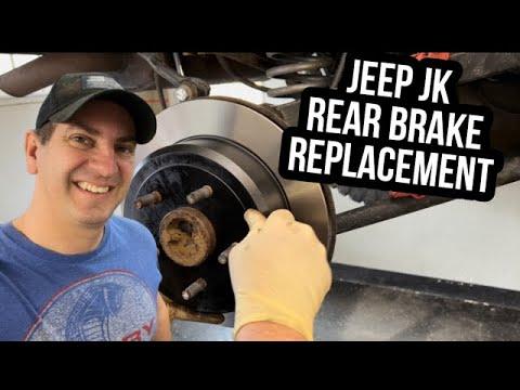 How To Replace Rear Pads and Rotors On 2007-2017 Jeep Wrangler