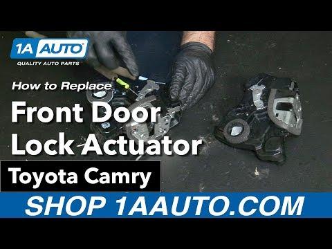 How to Replace Front Door Lock Actuator 06-11 Toyota Camry