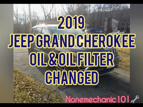 2019 Jeep Grand Cherokee Oil &amp; Oil Filter Changed
