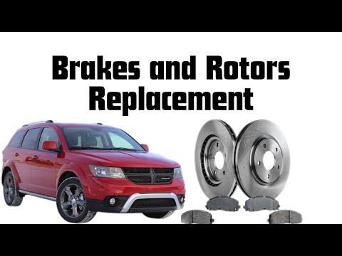 2015 Dodge Journey rear brakes and rotors replacement