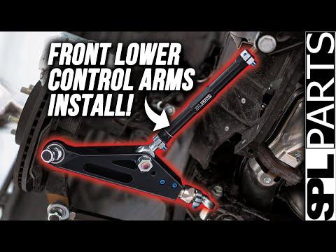 SPL Front Lower Control Arm &amp; Tie Rod End Install GR86/BRZ/FRS/GT86