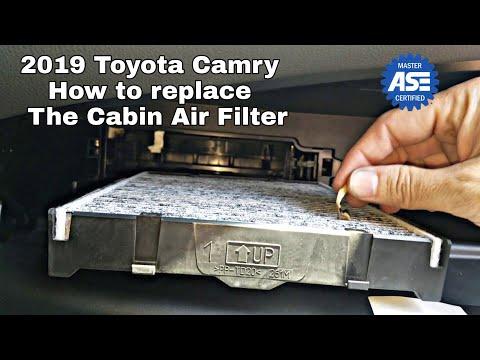 2019 Toyota Camry How to replace cabin air filter