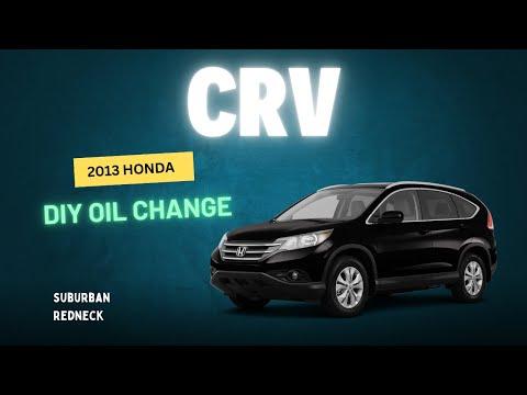How to change oil 2013 Honda CR-V 2.4L K24