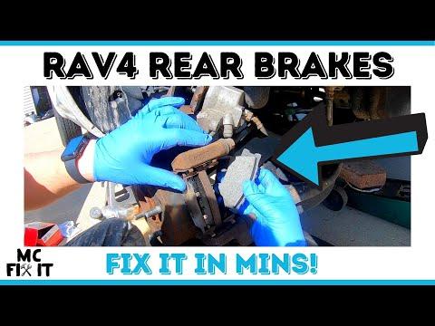 How to Replace Rear Brake Pads on a Toyota Rav4  2007 - 2012 (3rd Generation) [Complete Guide]