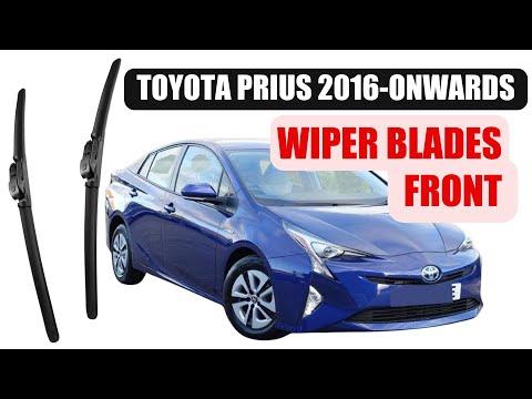 How to Replace Front Windshield Wiper Blades on a 2016-2022 Toyota Prius