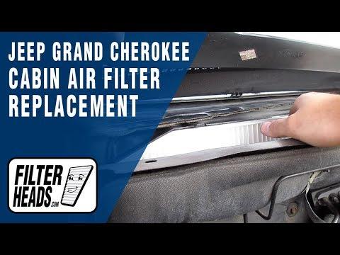 How to Replace the Cabin Air Filter on a 1999-2009 Jeep Grand Cherokee (Glove Box Access)
