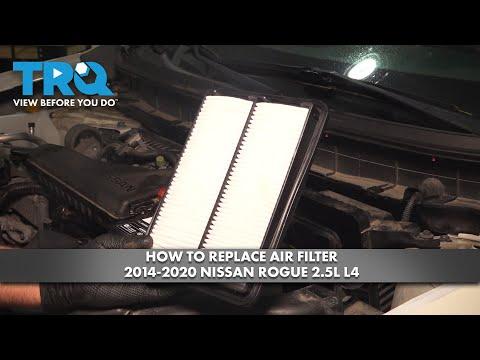 How to Replace the Engine Air Filter on a 2014-2019 Nissan Rogue (Engine: Inline 4 2.5L)