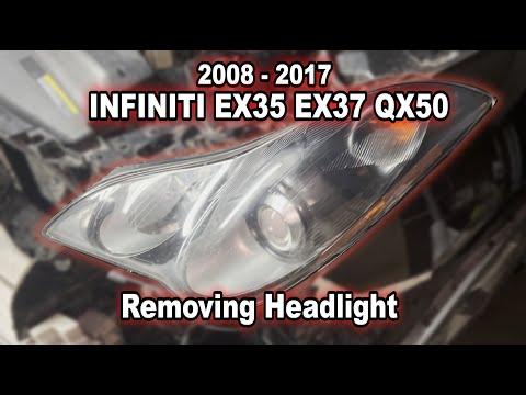 How to Replace Low & High Beam Headlight Bulbs on a 2014-2017 INFINITI QX50 (D2S/9005)