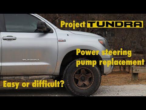 How to Replace the Power Steering Pump on a 2016 Toyota Tundra