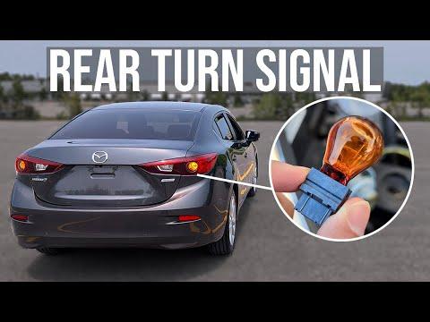 How to Replace Rear Turn Signal Bulbs on a 2007-2018 Mazda 3 (7440A) (Body: Sedan)
