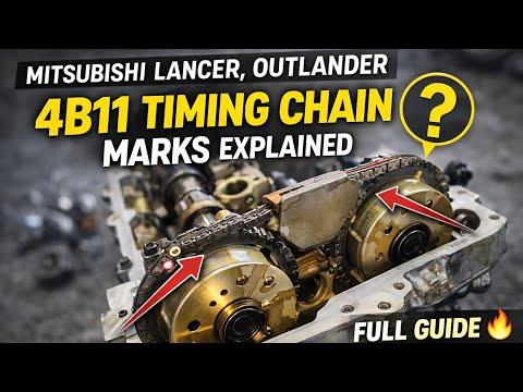 2008-2017 Mitsubishi Lancer Timing Belt Replacement? How to Check & Diagnose the Timing Chain (Engine: Inline 4 2.4L | Body: Sedan)