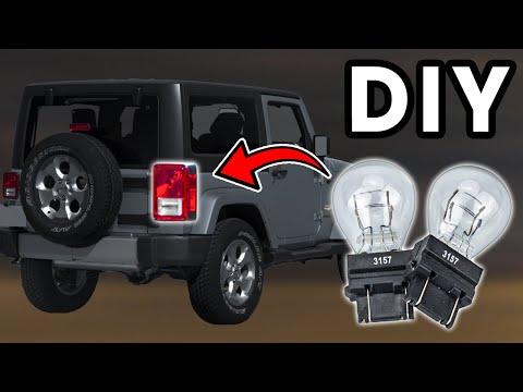 DIY 2007-2017 Jeep Wrangler Tail Light Bulbs Replacement | How To Replace Wrangler Tail Light Bulbs
