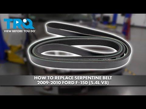 How to Replace Serpentine Belt 2009-2010 Ford F-150 (5.4L V8)