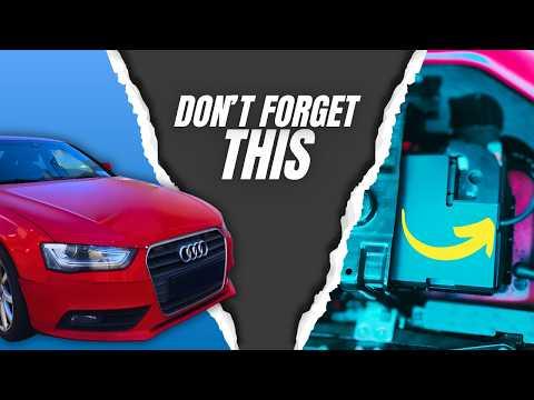 Audi A4 B8 (2009 - 2016) Battery Replacement