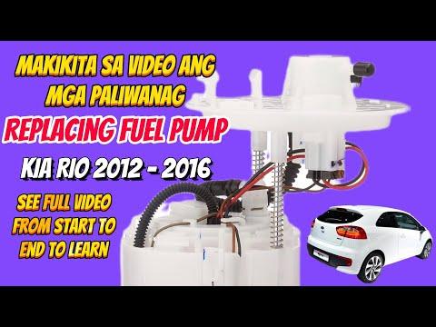 How to Replace the Fuel Pump Module on a 2012-2017 Kia Rio (In-Tank Pump) (Engine: Inline 4 1.6L)