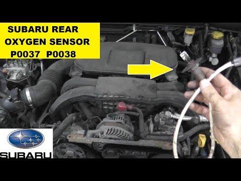 Subaru Rear Oxygen Sensor Testing and Replacement P0037 P0038