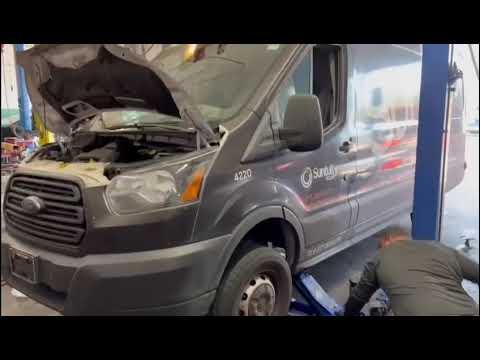 Ford Transit remove and replace front brake pads and rotors