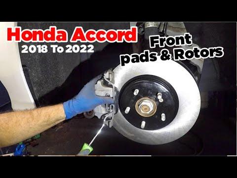 How to Replace Front Brake Pads and Rotors on a 2018-2025 Honda Accord (Trim: Hybrid | Engine: Inline 4 2.0L)