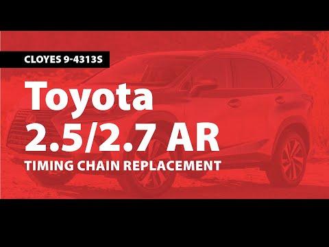 Toyota 2.5/2.7L AR Timing Chain Replacement, Cloyes 9-4313S