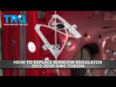How to Replace the Rear Window Regulator on a 2015-2018 GMC Yukon (Rear Door)
