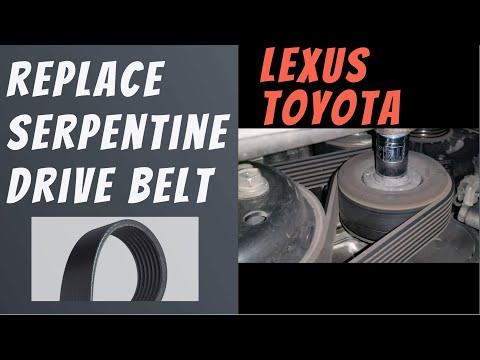 How to Replace the Serpentine Belt on a 2016-2022 Lexus RX350 3.5L V6