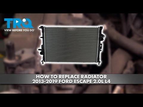 How to Replace Radiator 2013-2019 Ford Escape 2.0L L4