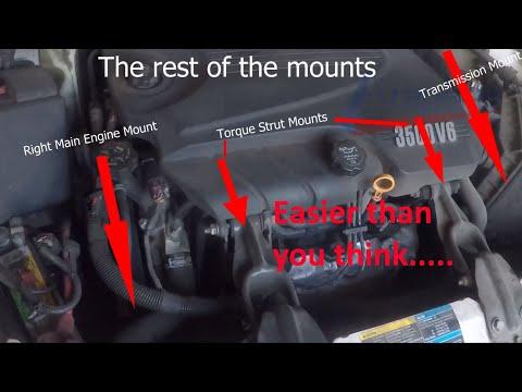 How to Replace Engine Mounts on a 2000-2011 Chevrolet Impala (All Mount Locations) (Engine: V6 3.5L)