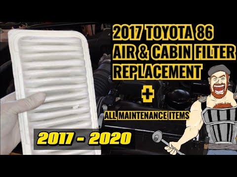 How to Replace the Cabin Air Filter on a 2017-2020 Toyota 86 (Glove Box Method)
