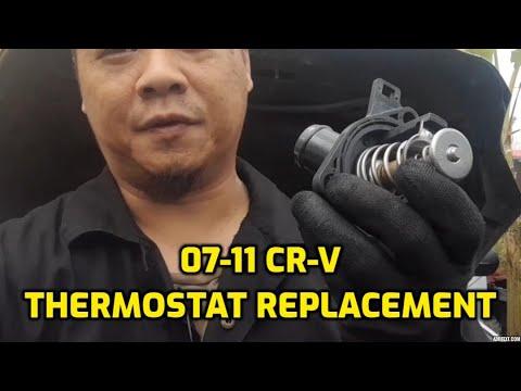 How to Replace the Thermostat on a 2007-2014 Honda CR-V (Cooling System Repair) (Engine: Inline 4 2.4L)