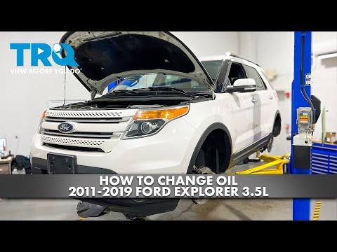 How to Change the Engine Oil and Oil Filter on a 2011-2023 Ford Explorer (Engine: V6 3.5L)