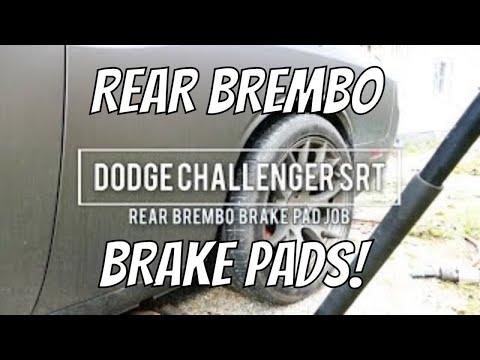 How to Replace Rear Brake Pads on a 2008-2023 Dodge Challenger (Brembo or Sliding Calipers) (Trim: SRT 392)