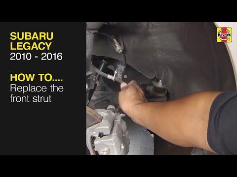 How to Replace the front strut on the Subaru Legacy 2010 to 2016