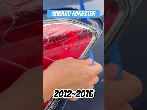 Subaru Forester Tail Light Replacement - Quick and Easy #subaru #forester #diy