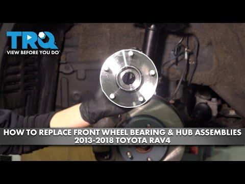 How to Replace Front Wheel Bearing &amp; Hub Assemblies 2013-2018 Toyota RAV4