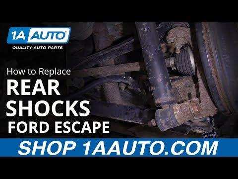 How to Replace Rear Shocks 08-12 Ford Escape
