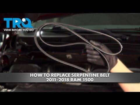 How to Replace Serpentine Belt 2011-2018 RAM 1500 3.6L V6