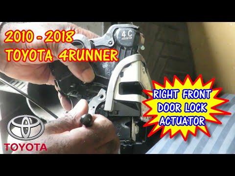 2010-2018 Toyota 4Runner Right Front Door Lock Actuator Replacement