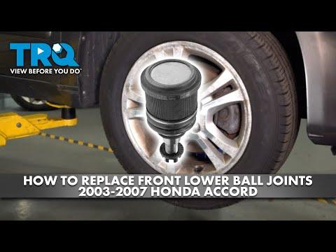 How to Replace Front Lower Ball Joints on a 2007 Honda Accord (Press-In Knuckle)