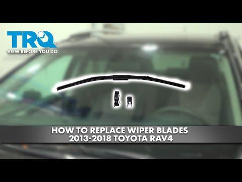 How to Replace Wiper Blades 2013-2018 Toyota RAV4