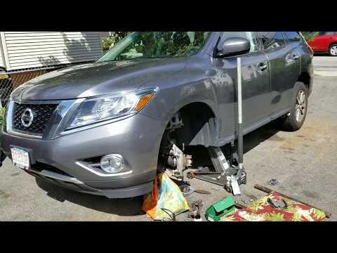 How to Replace Rear Brake Pads and Rotors on a 2016 Nissan Pathfinder