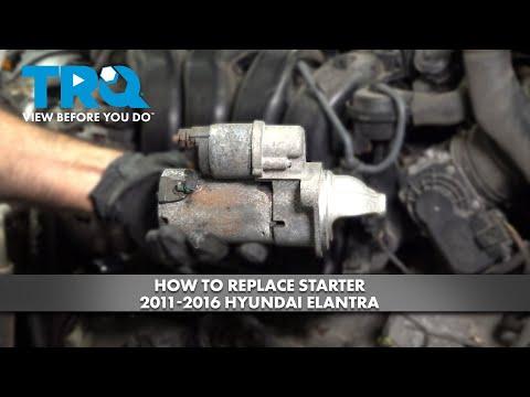 How to Replace Starter 2011-2016 Hyundai Elantra