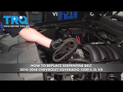 How to Replace Serpentine Belt 2014-2018 Chevrolet Silverado 1500 5.3L V8