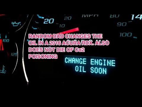 How to Change Engine Oil & Replace the Oil Filter on a 2013-2024 Acura RDX (Engine: V6 3.5L)