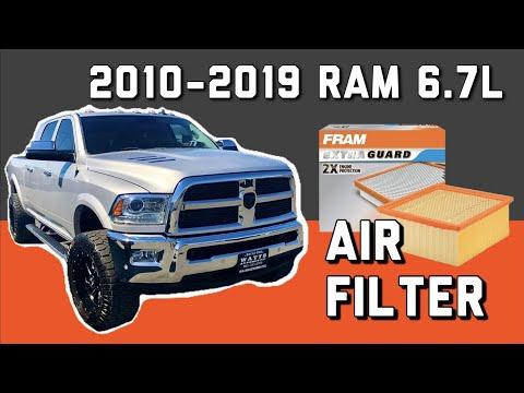 How to Replace the Engine Air Filter on a 2014-2018 Ram 3500 (6.4L)