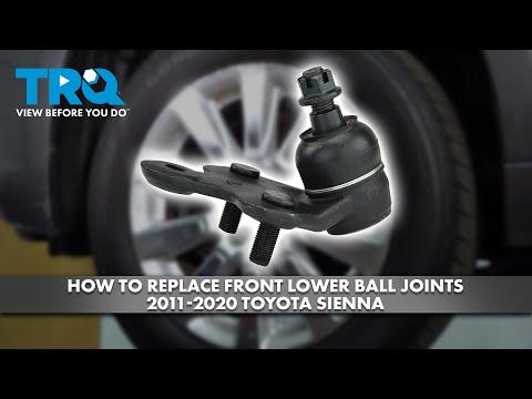 How to Replace Front Lower Ball Joints 2011-2020 Toyota Sienna