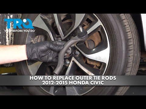 How to Replace Outer Tie Rods 2012-2015 Honda Civic